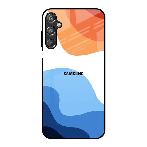 Wavy Color Pattern Glossy Case for Samsung Galaxy M15 5G