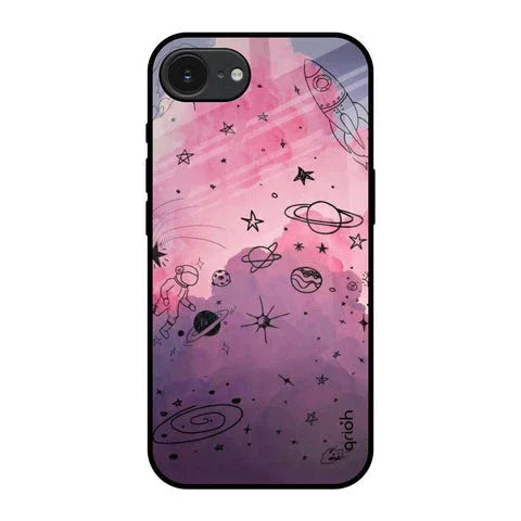 Space Doodles Glossy Case for Apple iPhone 16e