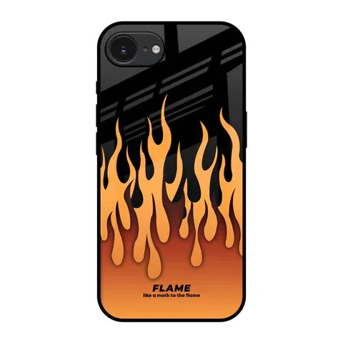Fire Flame Glossy Case for Apple iPhone 16e