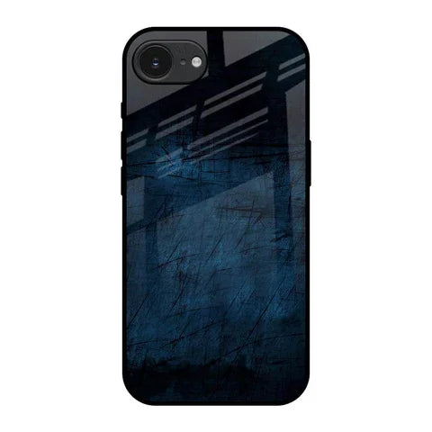 Dark Blue Grunge Glossy Case for Apple iPhone 16e