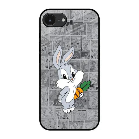 Cute Baby Bunny Glossy Case for Apple iPhone 16e