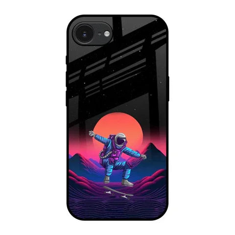 Retro Astronaut Glossy Case for Apple iPhone 16e