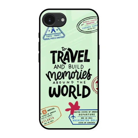 Travel Stamps Glossy Case for Apple iPhone 16e