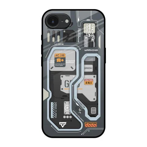 Retro Futuristic Glossy Case for Apple iPhone 16e
