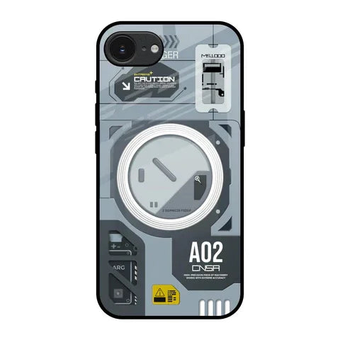 Modern Technology Glossy Case for Apple iPhone 16e