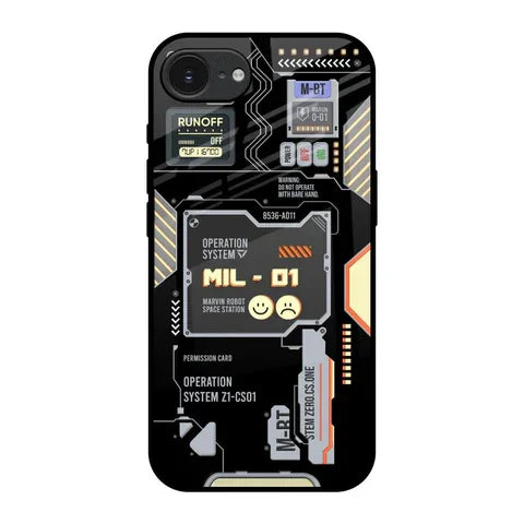 Exposed Parts Glossy Case for Apple iPhone 16e
