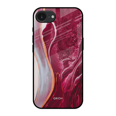 Crimson Ruby Glossy Case for Apple iPhone 16e