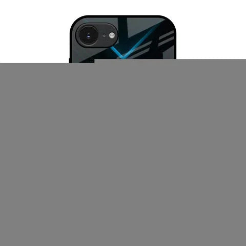 Vertical Blue Arrow Glossy Case For Apple iPhone 16e