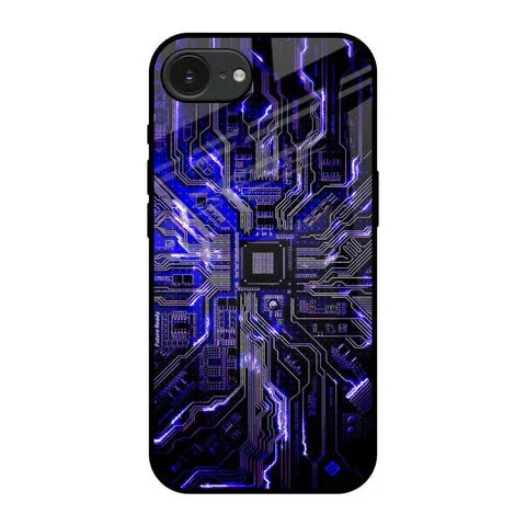 Techno Color Pattern Glossy Case For Apple iPhone 16e