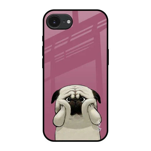Funny Pug Face Glossy Case For Apple iPhone 16e