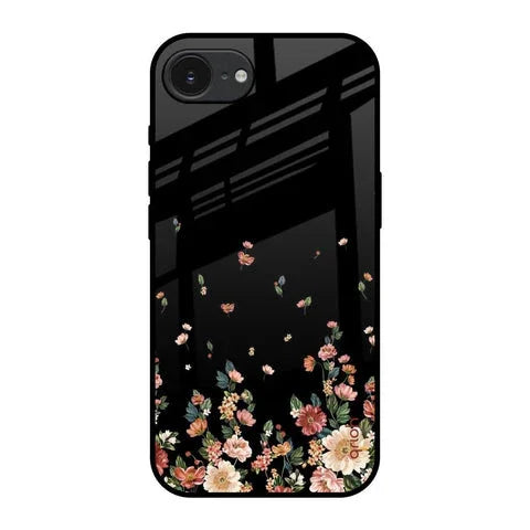 Floating Floral Print Glossy Case for Apple iPhone 16e