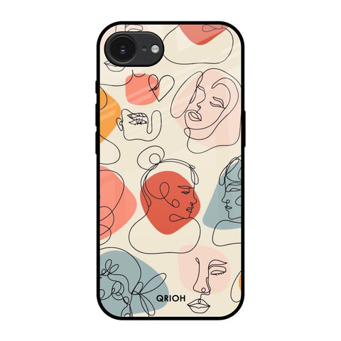 Abstract Faces Glossy Case for Apple iPhone 16e