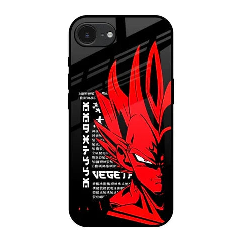 Red Vegeta Glossy Case for Apple iPhone 16e