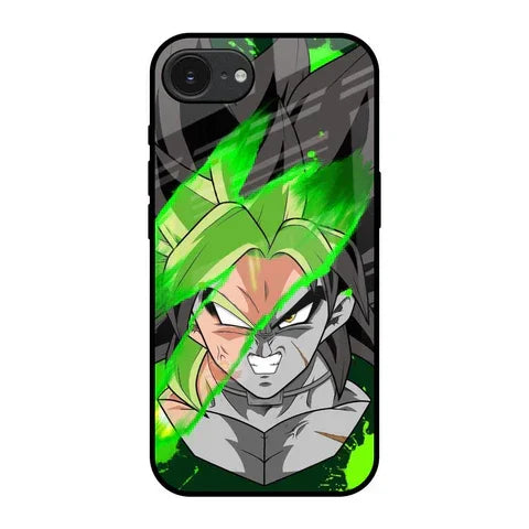 Anime Green Splash Glossy Case for Apple iPhone 16e