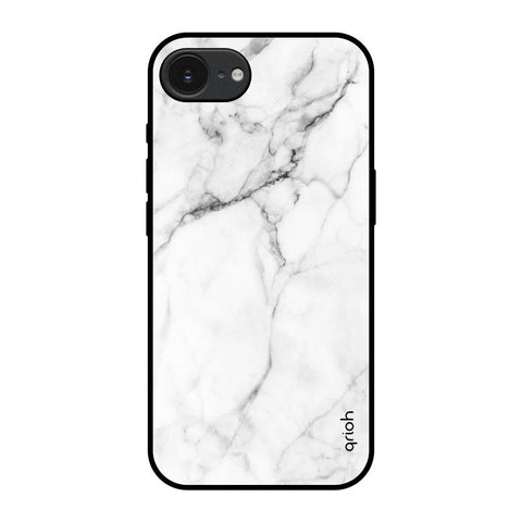 Modern White Marble Glossy Case for Apple iPhone 16e