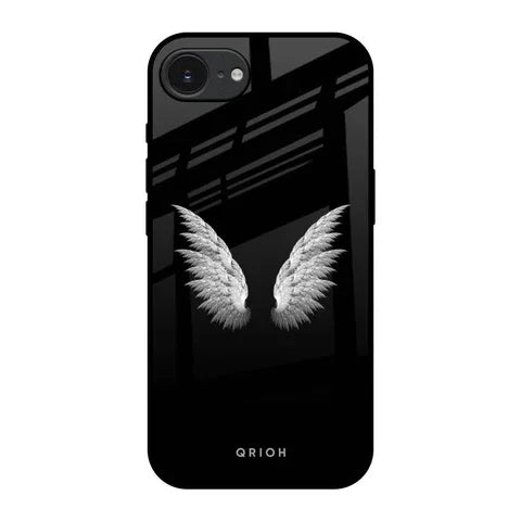 White Angel Wings Glossy Case for Apple iPhone 16e