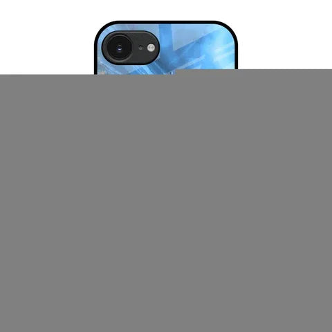 Vibrant Blue Marble Glossy Case for Apple iPhone 16e
