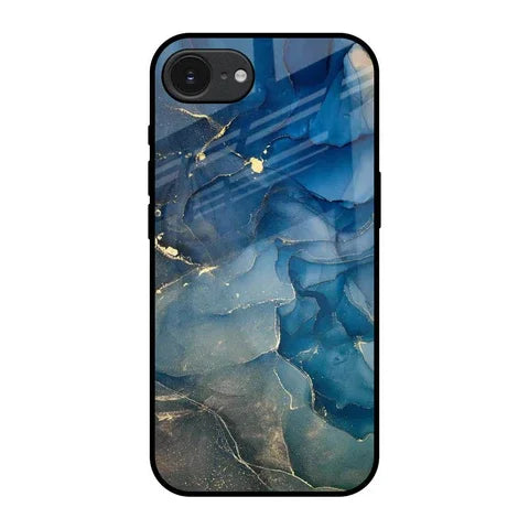 Blue Cool Marble Glossy Case for Apple iPhone 16e