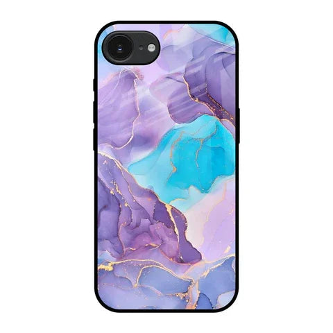 Alcohol ink Marble Glossy Case for Apple iPhone 16e