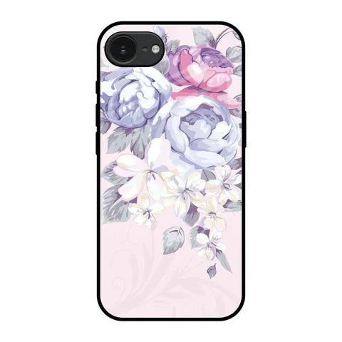Elegant Floral Glossy Case for Apple iPhone 16e