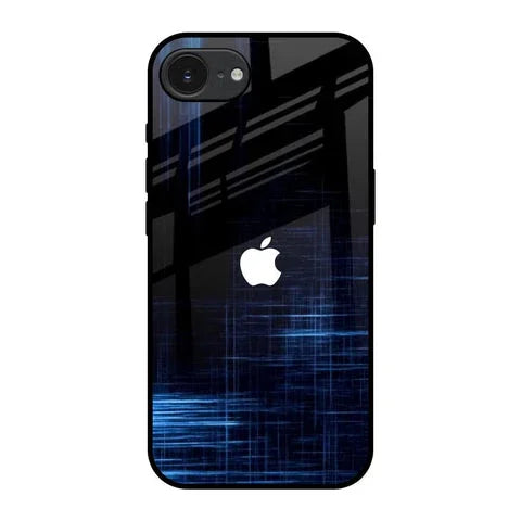 Blue Scratch Glossy Case for Apple iPhone 16e