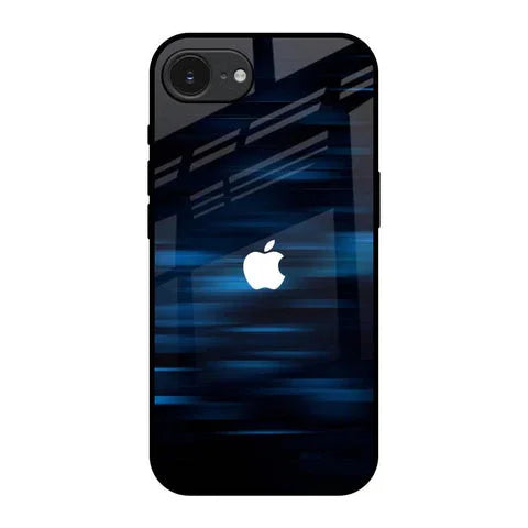 Blue Rough Abstract Glossy Case for Apple iPhone 16e
