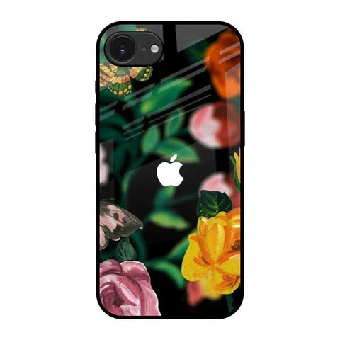 Flowers & Butterfly Glossy Case for Apple iPhone 16e