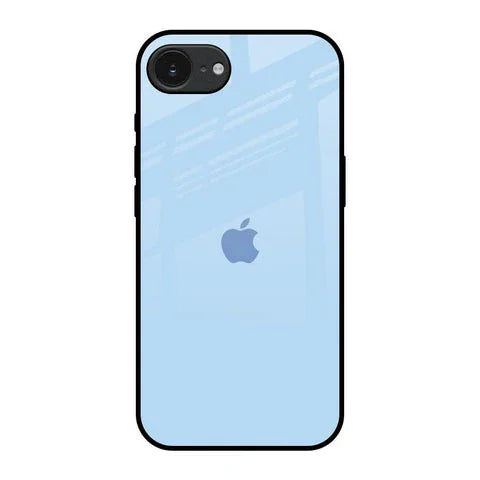 Pastel Sky Blue Glossy Case for Apple iPhone 16e