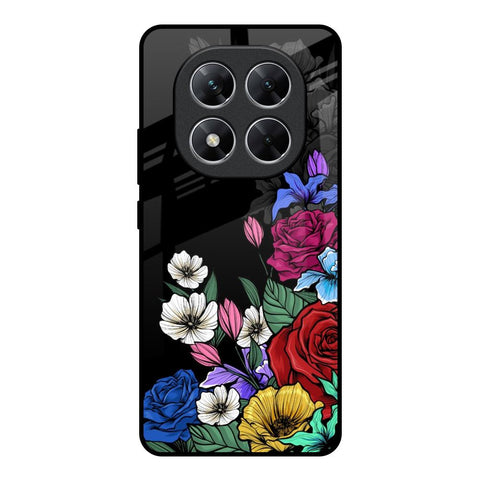 Rose Flower Bunch Art Glossy Case for Poco X7 5G