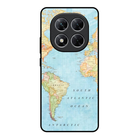 Travel Map Glossy Case for Poco X7 5G