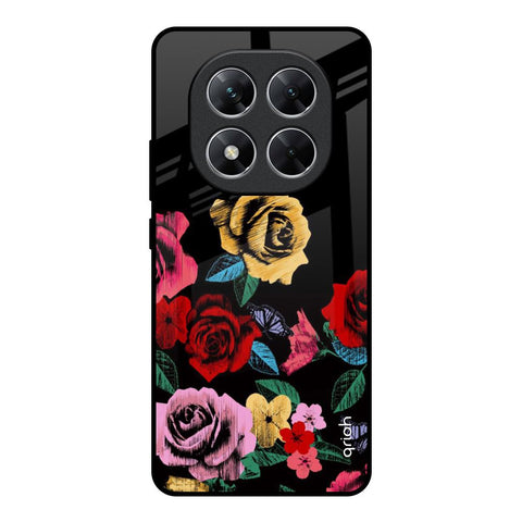Floral Decorative Glossy Case For Poco X7 5G