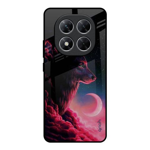 Moon Wolf Glossy Case for Poco X7 5G