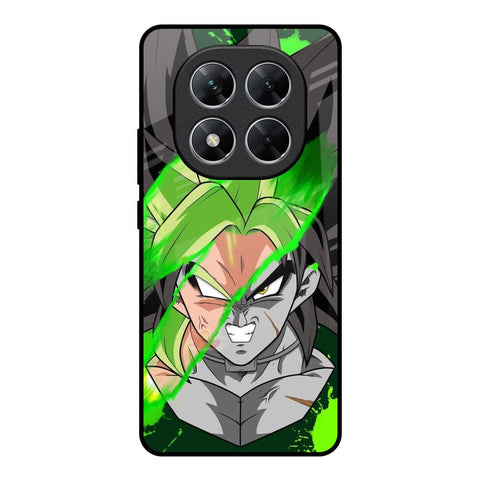 Anime Green Splash Glossy Case for Poco X7 5G