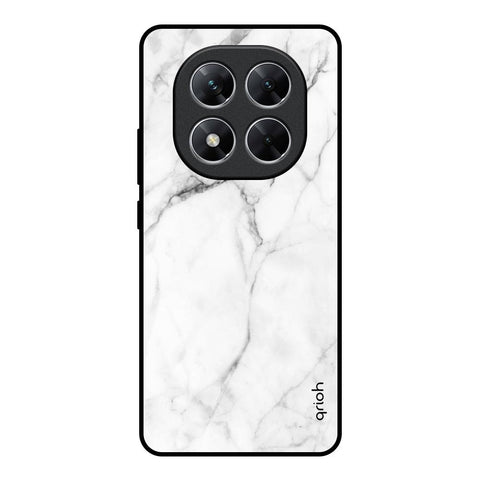 Modern White Marble Glossy Case for Poco X7 5G