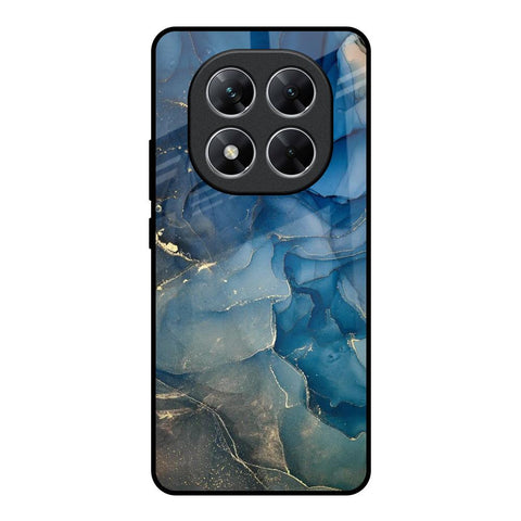 Blue Cool Marble Glossy Case for Poco X7 5G