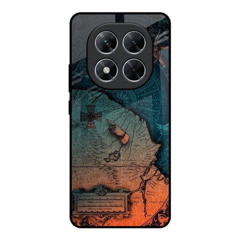 Geographical Map Glossy Case for Poco X7 5G