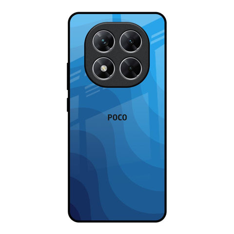 Blue Wave Abstract Glossy Case for Poco X7 5G