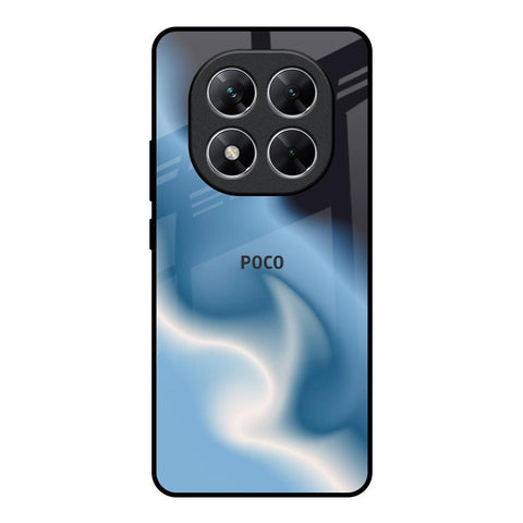 Blue Waves Glossy Case for Poco X7 5G