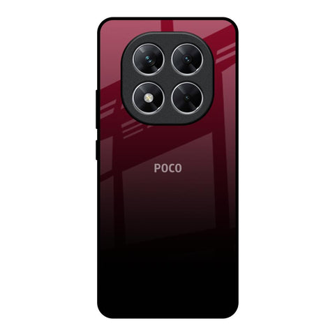 Wine Red Glossy Case For Poco X7 5G