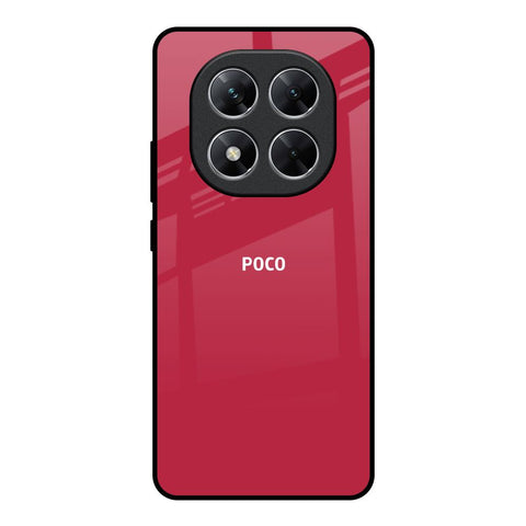 Solo Maroon Glossy case for Poco X7 5G
