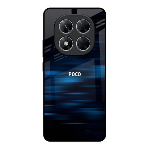Blue Rough Abstract Glossy Case for Poco X7 5G