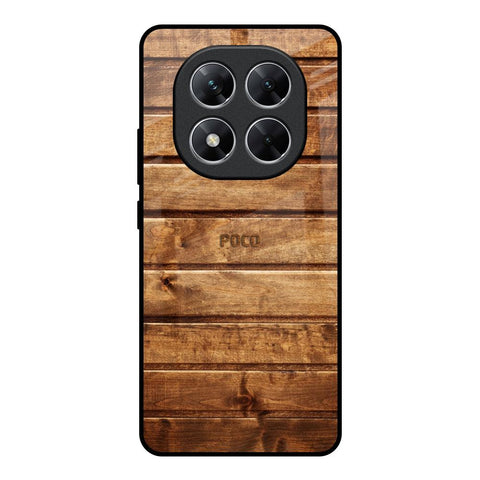 Wooden Planks Glossy Case for Poco X7 5G