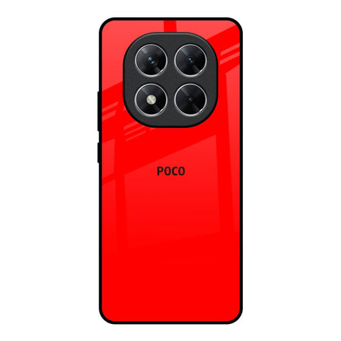Blood Red Glossy Case for Poco X7 5G
