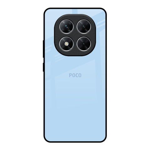 Pastel Sky Blue Glossy Case for Poco X7 5G