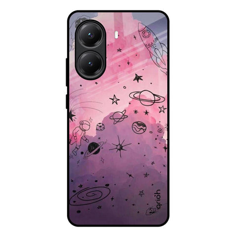 Space Doodles Glossy Case for Poco X7 Pro 5G