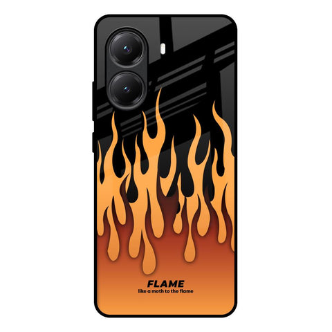Fire Flame Glossy Case for Poco X7 Pro 5G