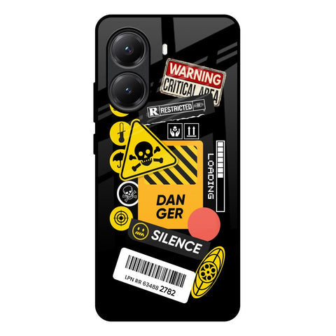 Danger Signs Glossy Case for Poco X7 Pro 5G