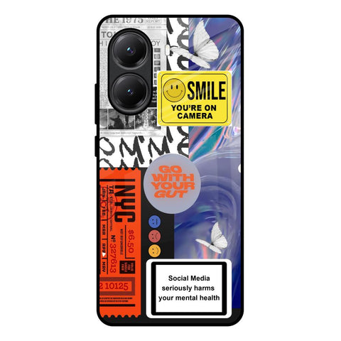 Smile for Camera Glossy Case for Poco X7 Pro 5G