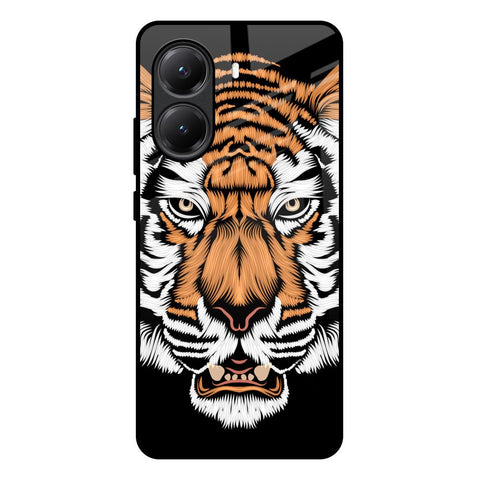 Angry Tiger Glossy Case For Poco X7 Pro 5G