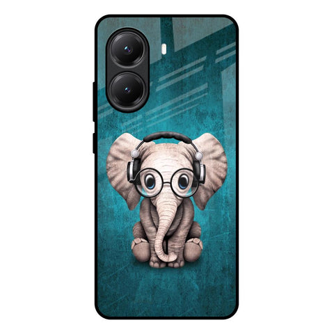 Adorable Baby Elephant Glossy Case For Poco X7 Pro 5G